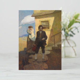 Jim Hawkins vertrekt naar huis van Newell Convers  Bedankkaart