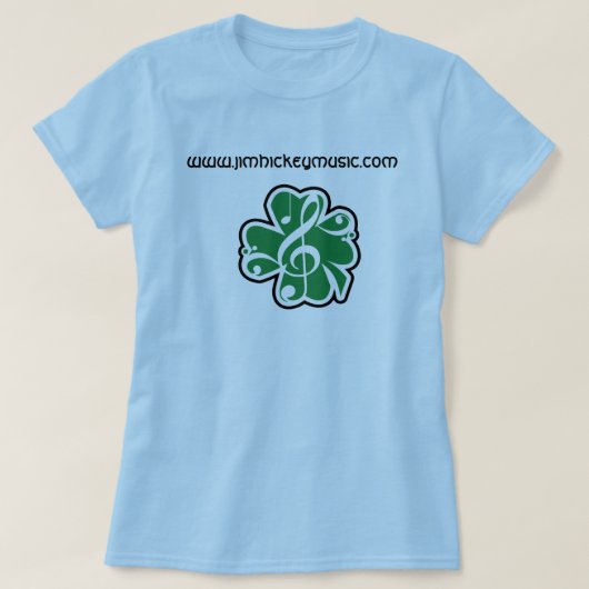 Jim Hickey Music Logo T Shirt (Design voorkant)