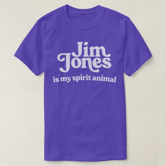 Jim Jones is mijn geestdier T-shirt (Design voorkant)