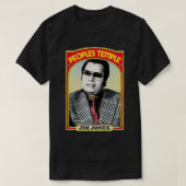 Jim Jones Peoples Temple Retro Style Fan Art Desig T-shirt (Design voorkant)
