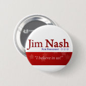 Jim Nash 2016 Patriottische Button (Voorkant /achterkant)