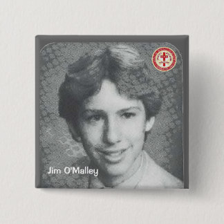 Jim O'Malley Vierkante Button 5,1 Cm