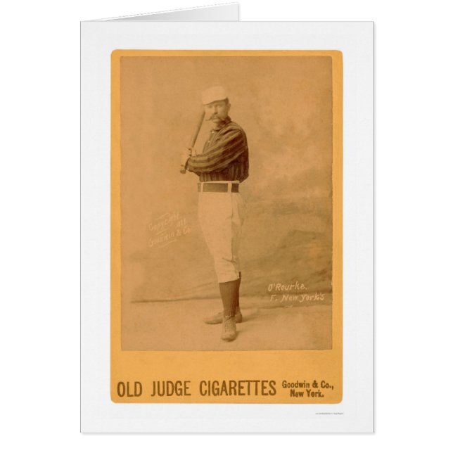 Jim O'Rourke Baseball Card 1889 (Voorkant)