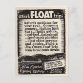 Jim Owen Float Trip Branson Missouri Briefkaart (Voorkant)