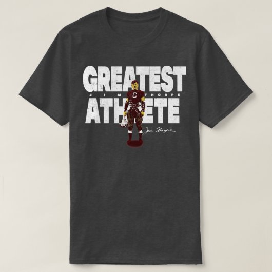 Jim Thorpe de grootste atleet TShirt (Design voorkant)