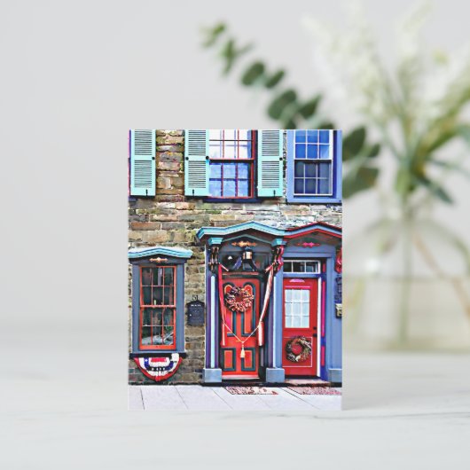 Jim Thorpe PA - Fancy Deuren en Vensters Briefkaart (Staand voorkant)