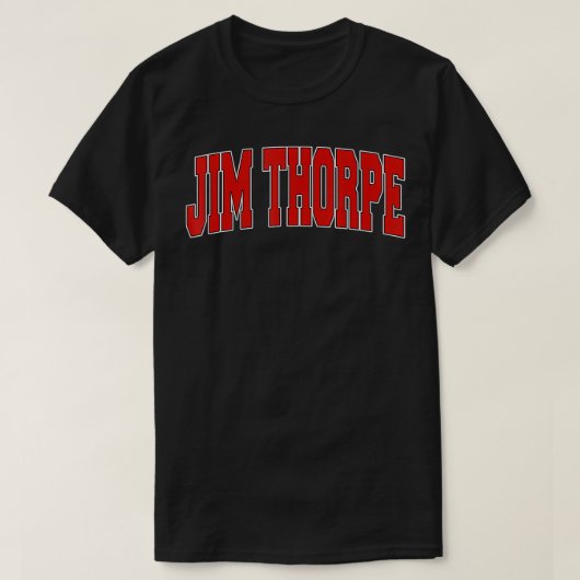 JIM THORPE PA PENNSYLVANIA Varsity Style USA Vinta T-shirt (Design voorkant)