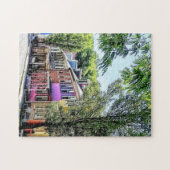 Jim Thorpe PA - Schattige Straat Legpuzzel (Horizontaal)