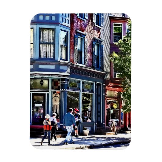 Jim Thorpe Pa - Venster Winkelen Magneet (Verticaal)