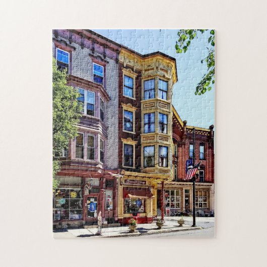 Jim Thorpe Pa - winkels langs de weg Legpuzzel (Verticaal)
