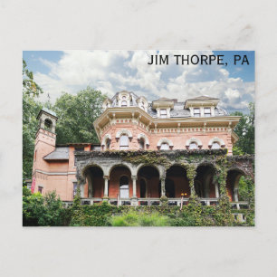 Jim Thorpe Pennsylvania Harry Packer Mansion Briefkaart