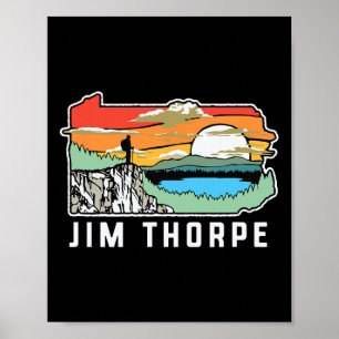 Jim Thorpe Pennsylvania Natuur Buiten Wandelen Poster