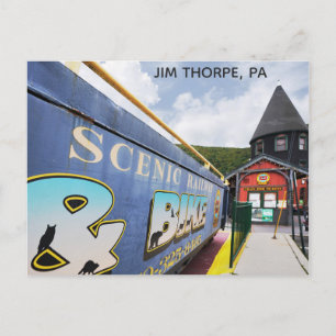 Jim Thorpe Pennsylvania Train Station Briefkaart