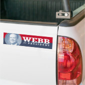 JIM WEBB 2016 BUMPERSTICKER (Op Truck)