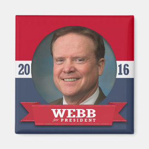 JIM WEBB 2016 MAGNEET