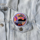 Jim Webb 2016 Ronde Button 7,6 Cm (In situ)
