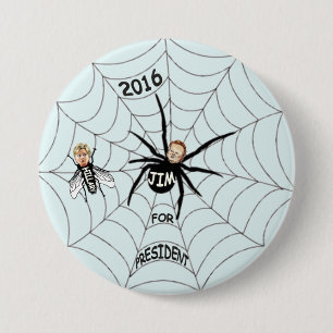 Jim Webb President in 2016 Ronde Button 7,6 Cm