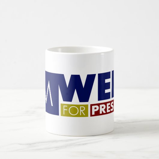 Jim Webb voor President V1 Koffiemok (Center)