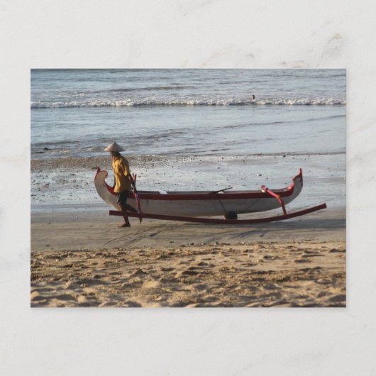 Jimbaran Beach Briefkaart (Voorkant)