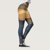 Jimbaran strand bij zonsondergang leggings (Rechts)