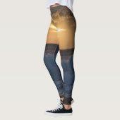 Jimbaran strand bij zonsondergang leggings (Links)