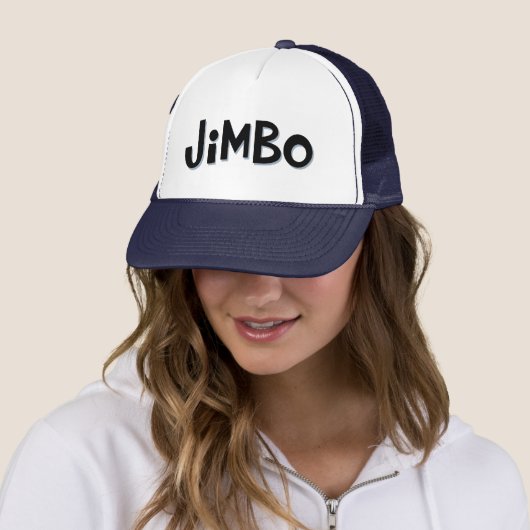 JIMBO Nickname Trucker Hat Pet (In situ)