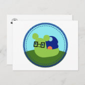 JimBob Snail-Briefkaart Briefkaart (Voorkant / Achterkant)