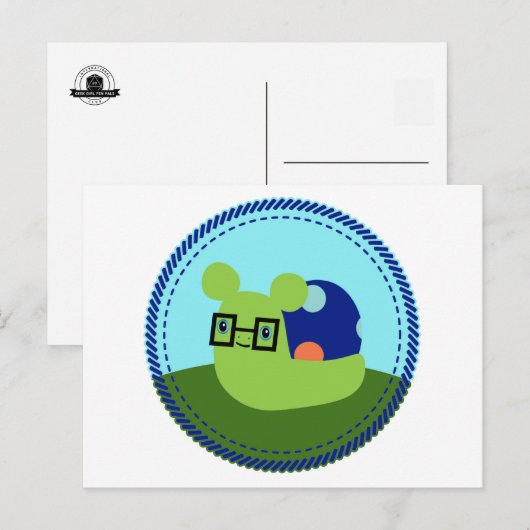 JimBob Snail-Briefkaart Briefkaart (Voorkant / Achterkant)