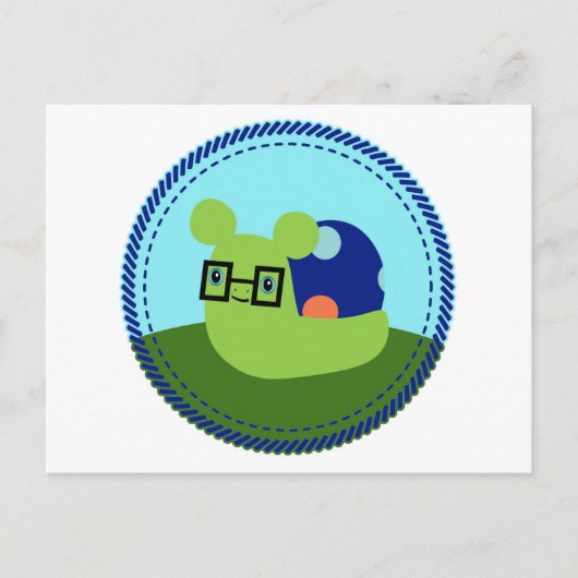 JimBob Snail-Briefkaart Briefkaart (Voorkant)