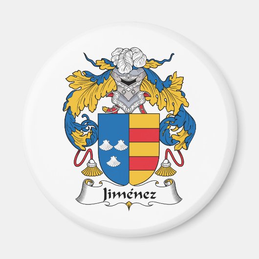 Jimenez Family Crest Magneet (Voorkant)