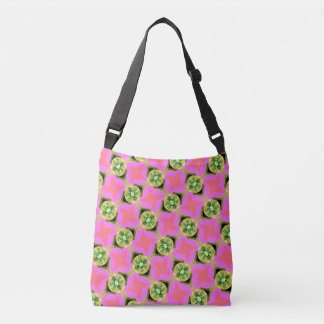 Jimette Design Pink gele schouderriem Crossbody Tas