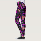 Jimgings Design Red White Black Pink Leggings (Links)