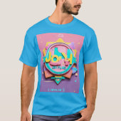 Jimi Hendrix Typographic Tribute T-shirt. T-shirt (Voorkant)