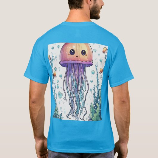 Jimi Hendrix Typographic Tribute T-shirt. T-shirt (Achterkant)