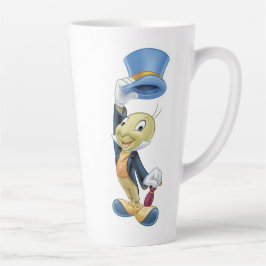 Jiminy Cricket die zijn Pet disney opheft Latte Mok