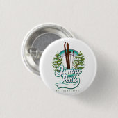 Jiminy Peak Massachusetts ski logo Ronde Button 3,2 Cm (Voorkant /achterkant)