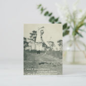 Jimmie Richardson die springt sprak. Briefkaart (Staand voorkant)