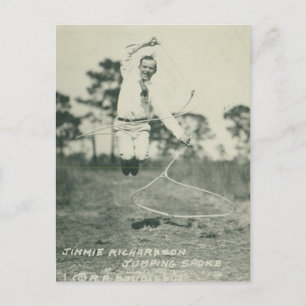 Jimmie Richardson die springt sprak. Briefkaart