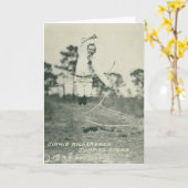 Jimmie Richardson die springt sprak. Kaart (Gele Bloem)