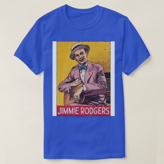 Jimmie Rodgers Classic Landelijke hulde T-shirt (Design voorkant)