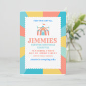 Jimmies Farting Birthday Carnival Kaart (Staand voorkant)