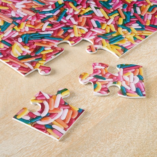 Jimmies Sprinkles Cupcake Food Fun | Jigzaag Puzzl Legpuzzel (Zijkant)