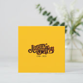 Jimmy Buffett Margarita Bedankkaart (Staand voorkant)