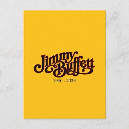 Jimmy Buffett Margarita Briefkaart (Voorkant)