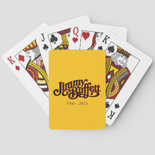Jimmy Buffett Margarita Island Escapisme Pokerkaarten