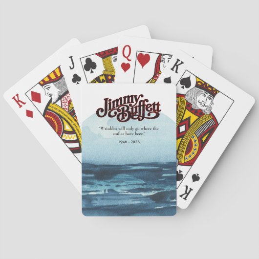 Jimmy Buffett Margarita Pokerkaarten (Achterkant)