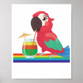 Jimmy Buffett Parrot Poster (Voorkant)