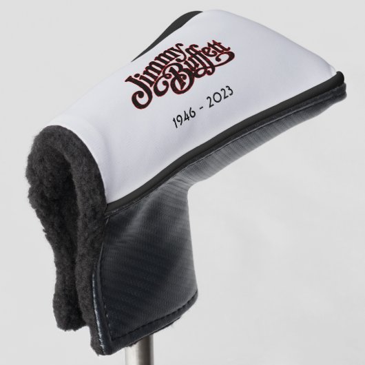 Jimmy Buffett parrothead Golfheadcover (3/4 voorkant)