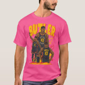Jimmy Butler Golden State Cartoon T-shirt (Voorkant)