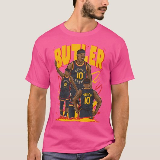 Jimmy Butler Golden State Cartoon T-shirt (Voorkant)